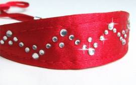 Ausstellungsleine - Showleine - Vorf�hrleine *rot* - Bild vergr��ern 