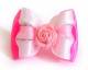 Schleife *Rose* pink-wei�