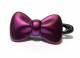 Mini-Schleife Plastik Perlmut - pink