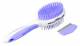 Bamboo Doppelseitige B�rste mit Flohkamm blau