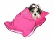 Hunde-Plaid + Kissen *I love Dog's* pink