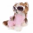 Where is my bear overall GIRL Puppy Angel rosa