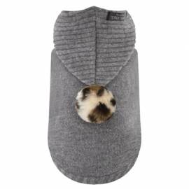Puppy Angel *PomPom Sweater* grau - Bild vergr��ern 