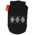 Puppia *Diamond Back* Hoodie schwarz-gold