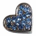 Strass Motiv Herz *Blau*