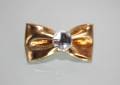 Metallic Bow Hair Clip gold
