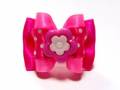 Schleife *Flower Dots* pink