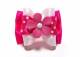 Schleife *Big Flower* rosa-wei�