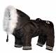 Schneeanzug *Snowflake* schwarz/wei� mit Pf�tchenmotiv
