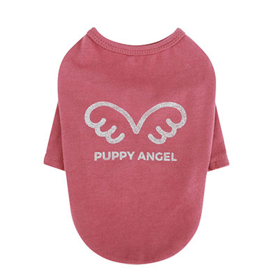 Puppy Angel *Signature Wing T-Shirt* pink